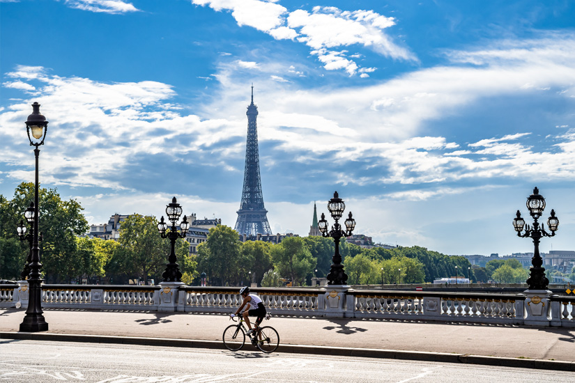 Aktivitaeten Paris Radfahrer