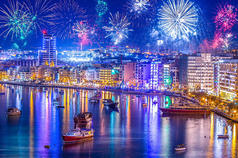 Malta Aktivitaeten Fireworksfestival