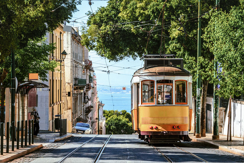 Lissabon Aktivitaeten Strassenbahn