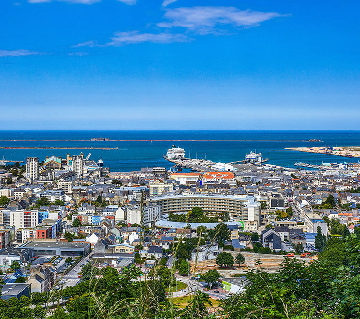 Cherbourg in Frankreich Sehenswürdigkeiten der Stadt
