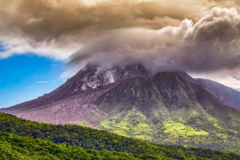 Montserrat Vulkan