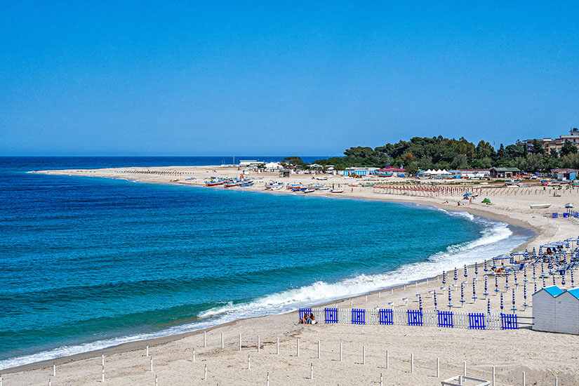 Strand in der Provinz Catanzaro