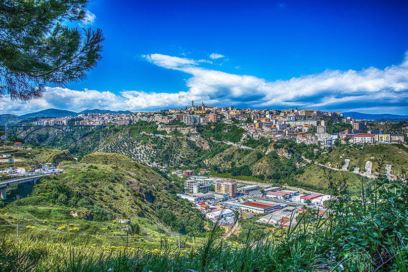Blick auf die Stadt Catanzaro