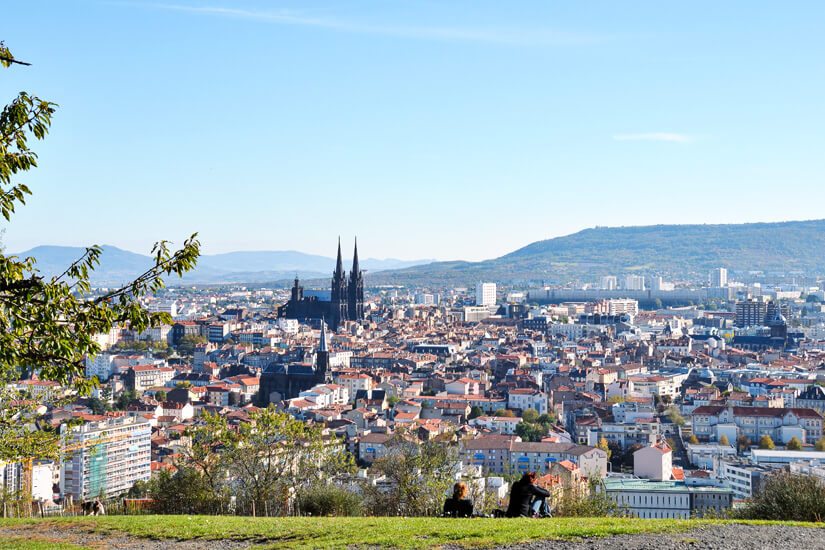 Blick auf Clermont Ferrand