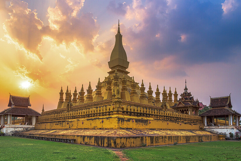 Laos Stupa Pha That Luang