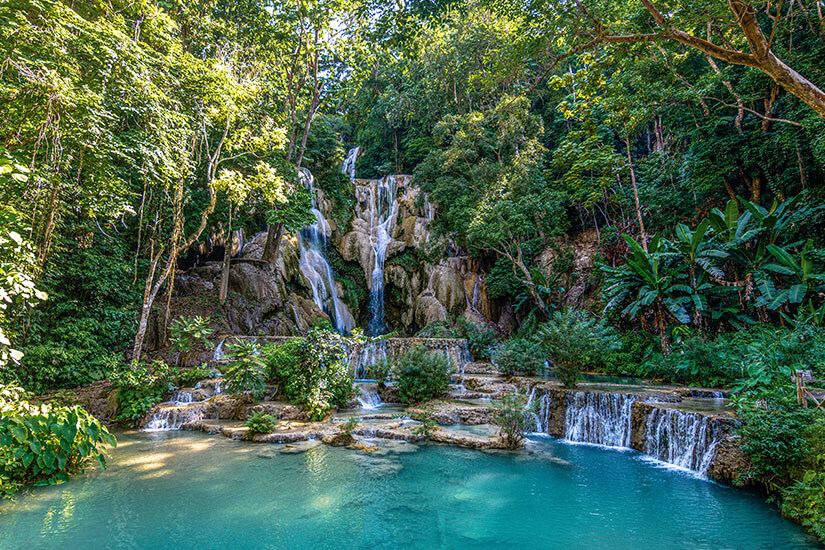 Laos Kuang Si Wasserfall