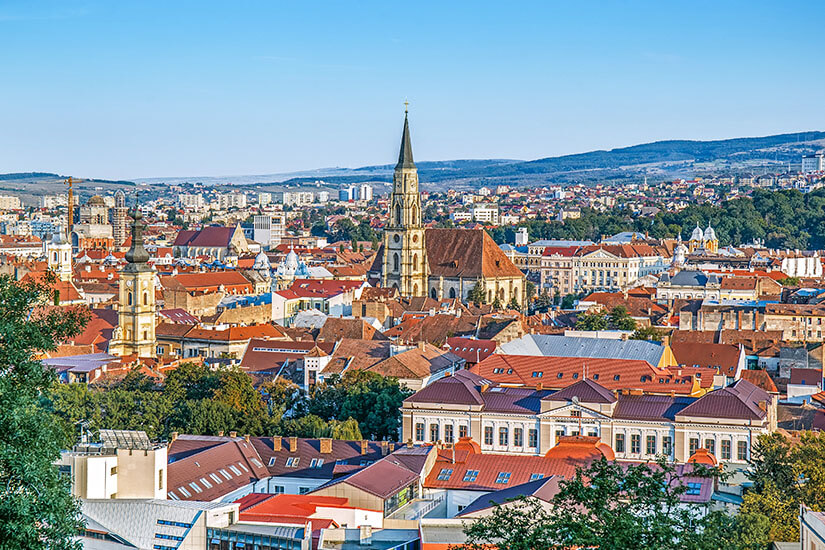 Blick auf Cluj Napoca