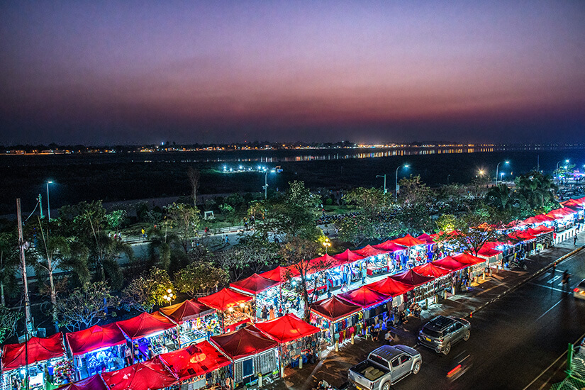 Vientiane Nachtmarkt