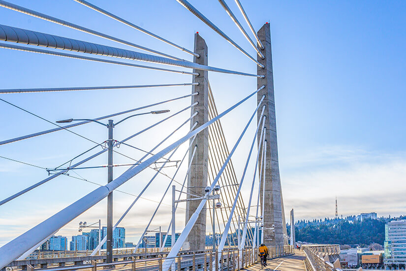 Portland Tilikum Crossing Bridge