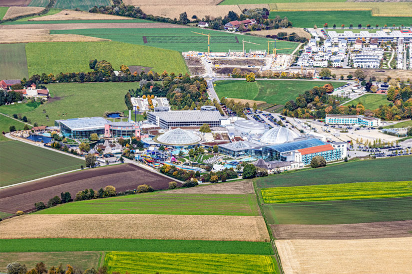 Therme Erding Vogelperspektive
