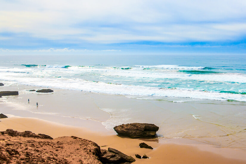 Marokko Straende Felsen