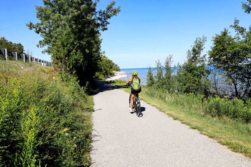 Lake Michigan Fahrrad