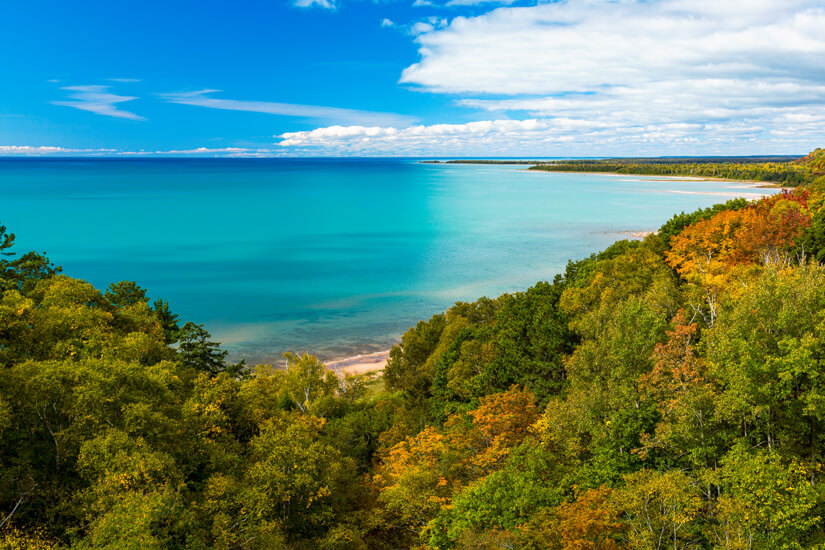 Blick auf den Lake Michigan