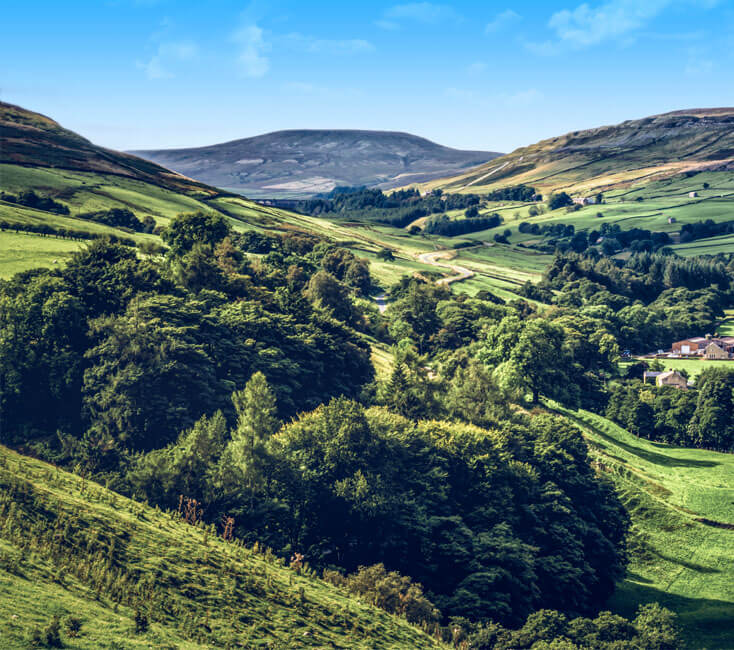 Yorkshire in England Sehenswürdigkeiten der Region im UK