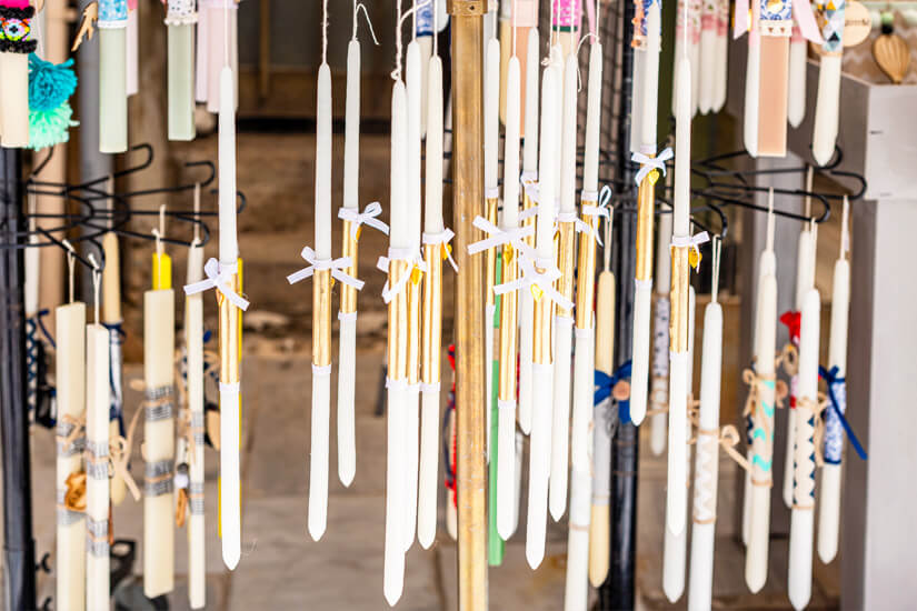 Athen Aktivitaeten Osterkerzen