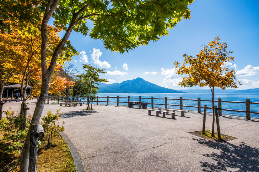 Japan Straende Lake Shikotsu