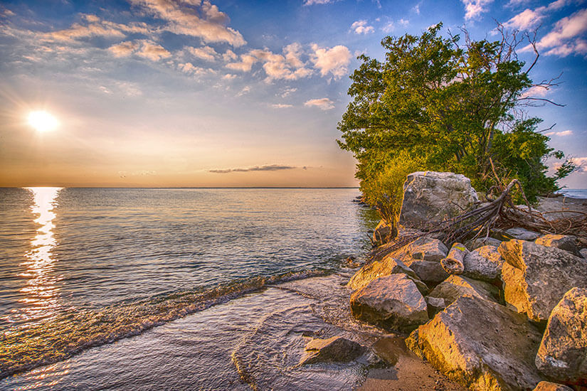 Eriesee Point Pelee Nationalpark