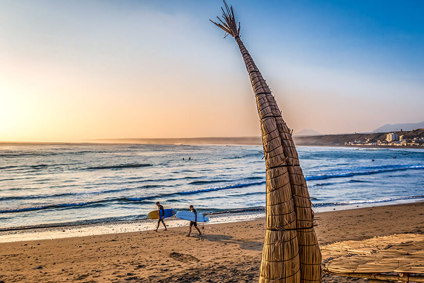 Peru Straende Huanchaco Beach