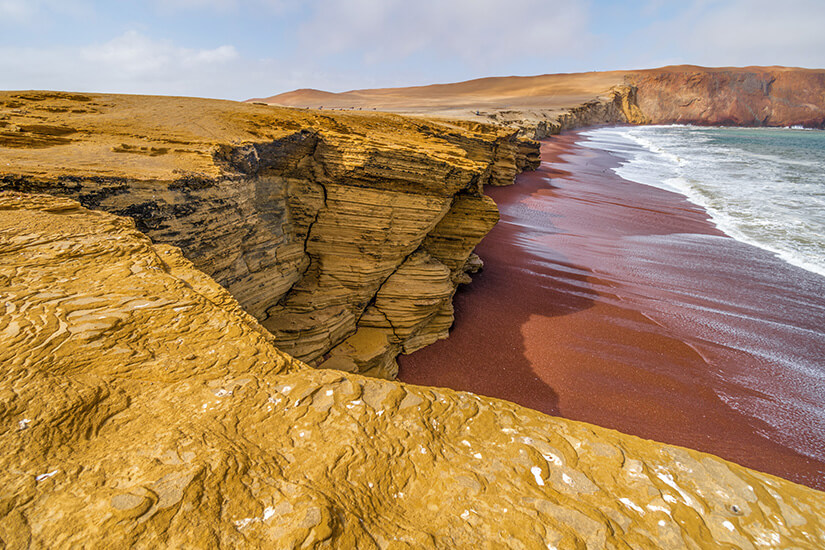 Peru Straende Playa Roja