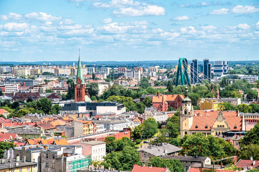 Blick auf Bydgoszcz