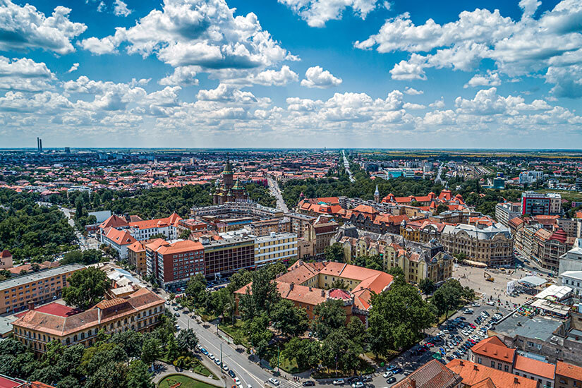 Blick auf Timisoara