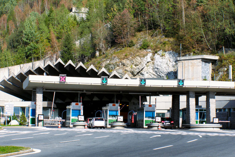 Mautstation Mont Blanc Tunnel