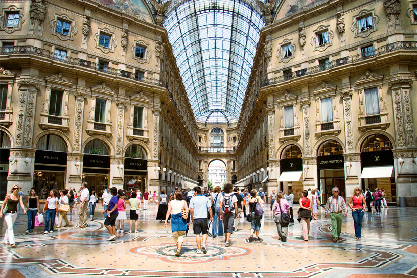 Aktivitaeten Mailand Shopping