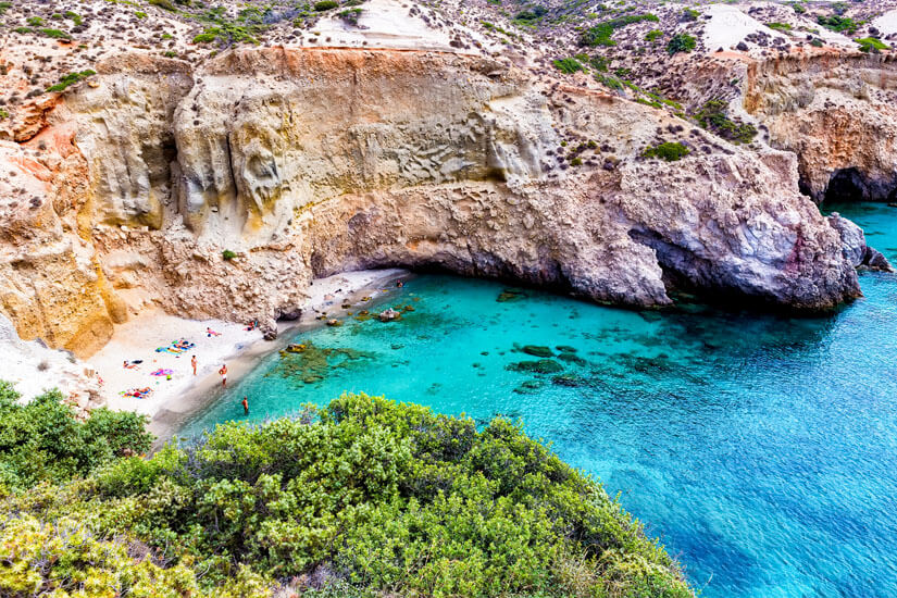 Milos Tsigrado Beach