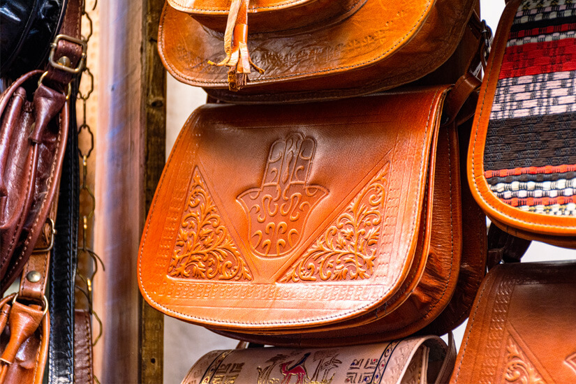 Souvenirs Tunesien Lederwaren