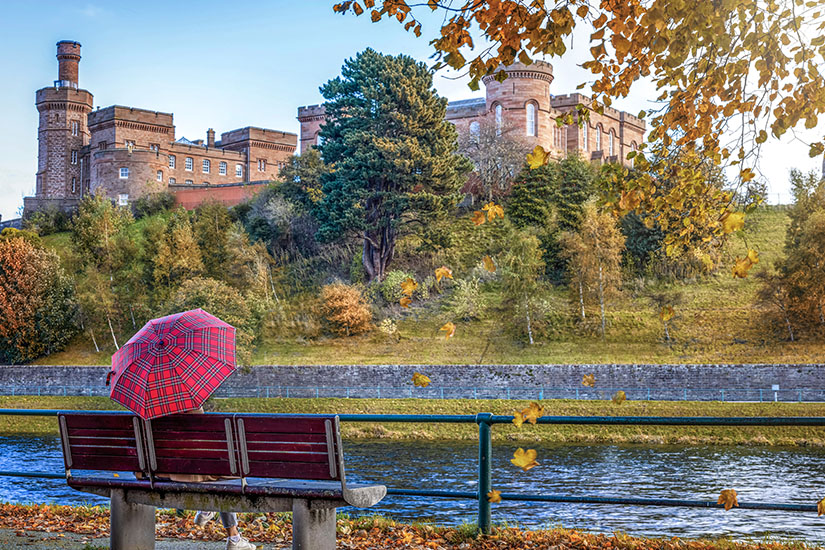 Schottland Souvenirs Regenschirm