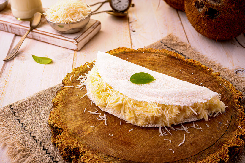 Brasilianisches Essen Tapioca