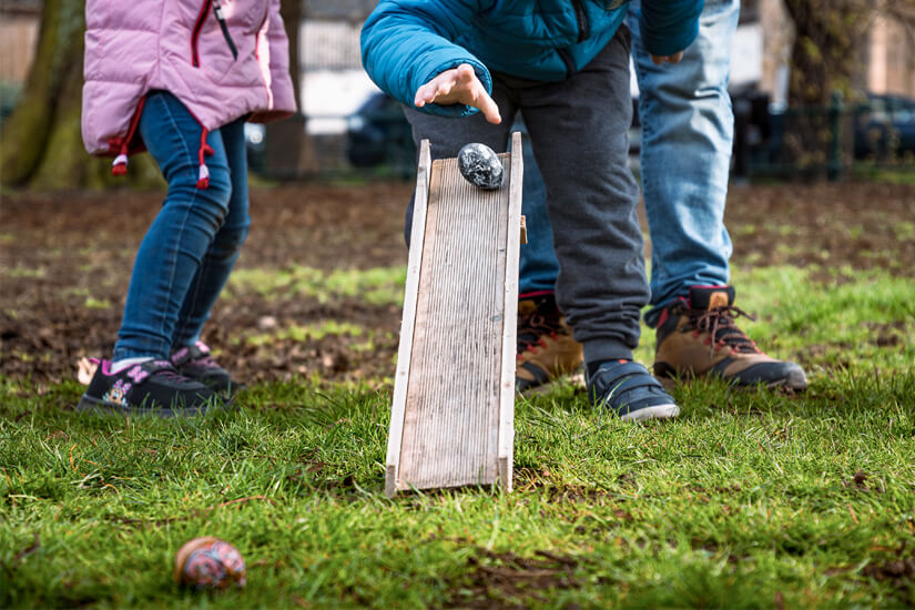 Schottland Aktivitaeten Eierrollen