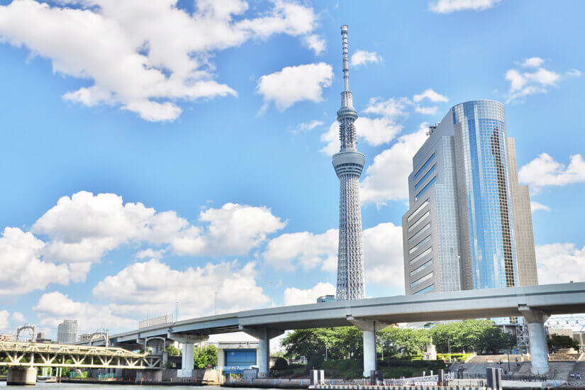 Hoechstes Gebaeude der Welt Tokyo Skytree