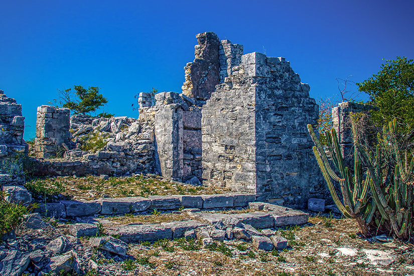 Turks und Caicos Ruinen