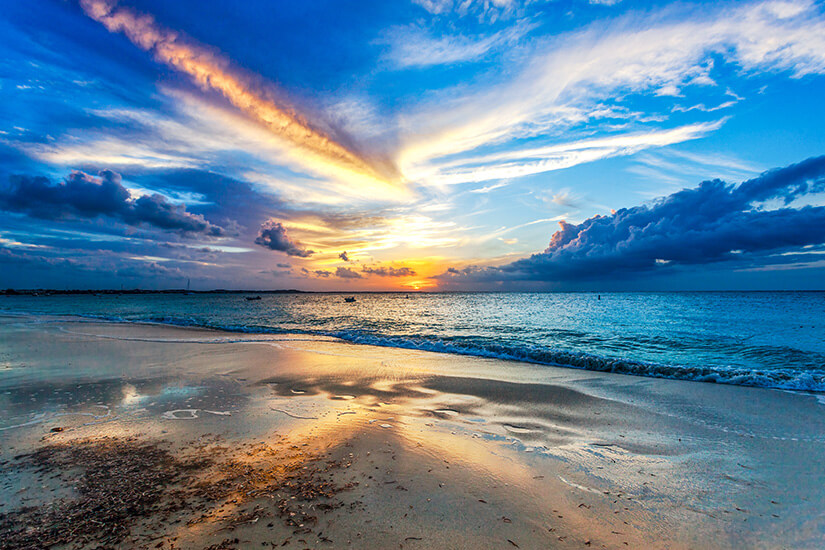 Turks und Caicos Sonnenuntergang