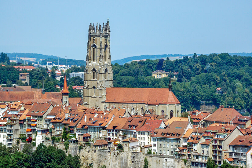 Fribourg St Nikolaus Kathedrale