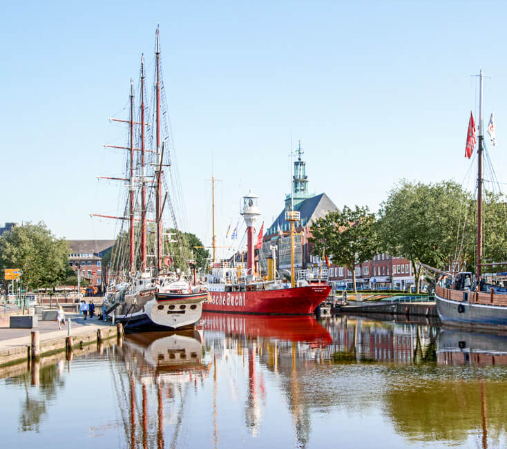 Emden Sehenswürdigkeiten, Aktivitäten und Strand