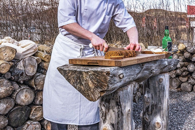 Island Essen Roggenbrot