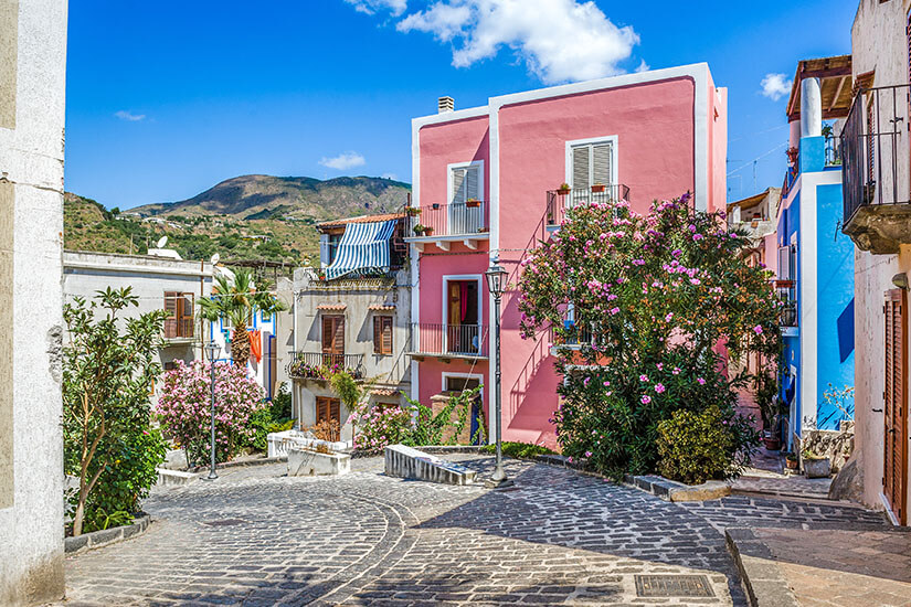 Lipari Altstadt