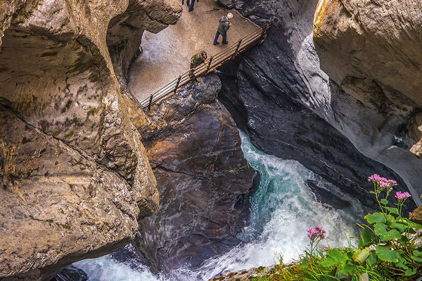 Schweiz Truemmelbachfaelle