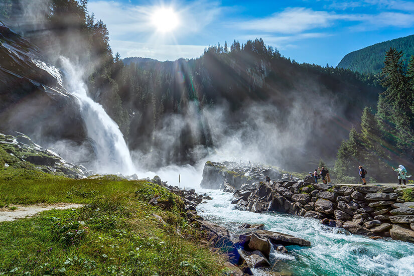 Zillertal Krimmler Wasserfaelle