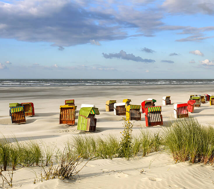 Schne Nordsee Insel Urlaub Bild