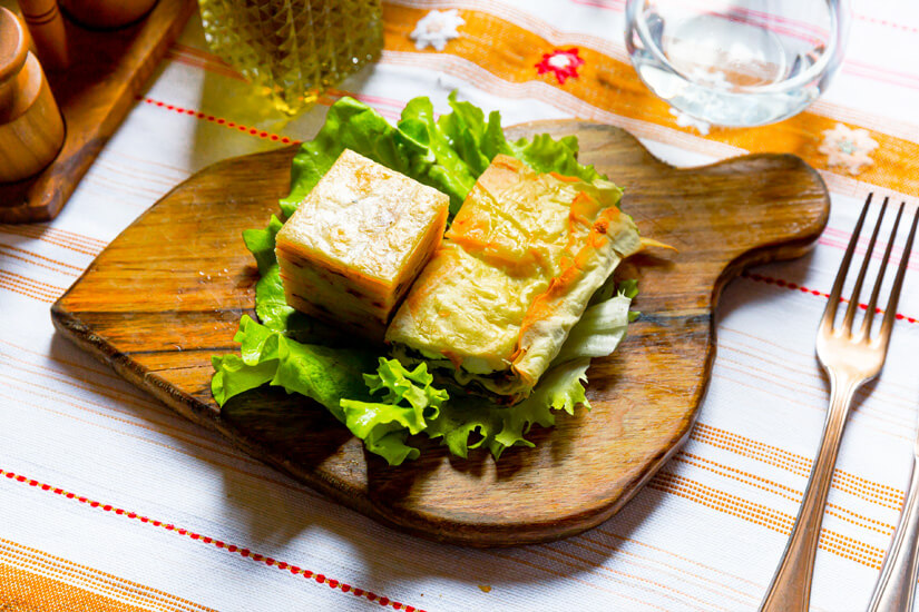 Albanisches Essen Flia