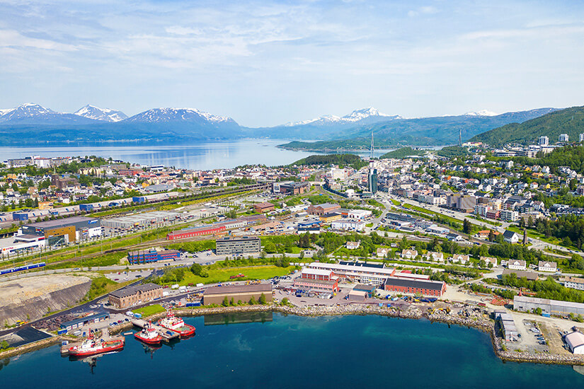 Blick auf Narvik