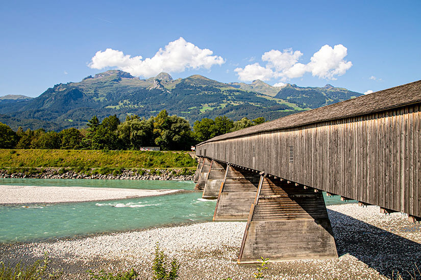Liechtenstein Alte Rheinbruecke