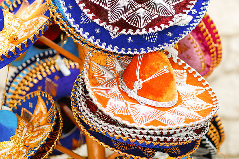 Souvenirs Mexiko Sombreros