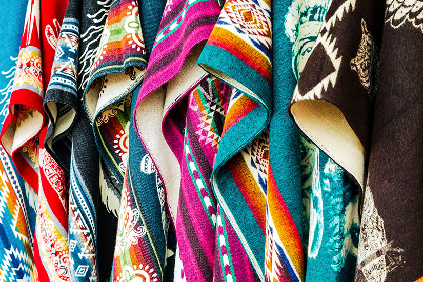Souvenirs Mexiko Ponchos