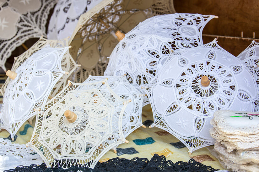 Handgefertigte Spitze