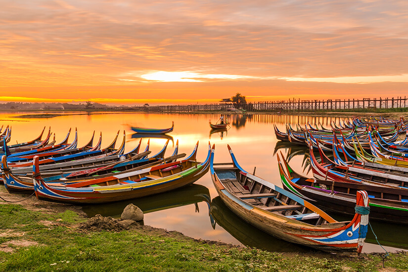 Mandalay Sonnenuntergang