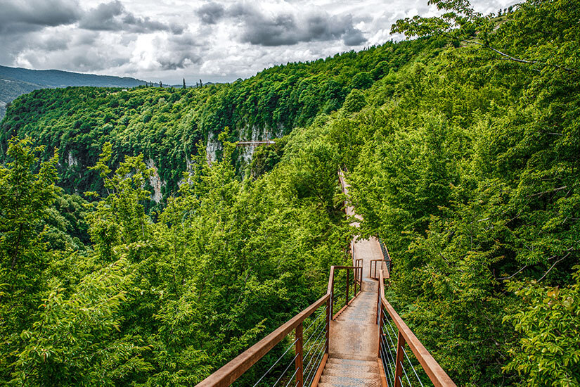 Georgien Okatse Canyon